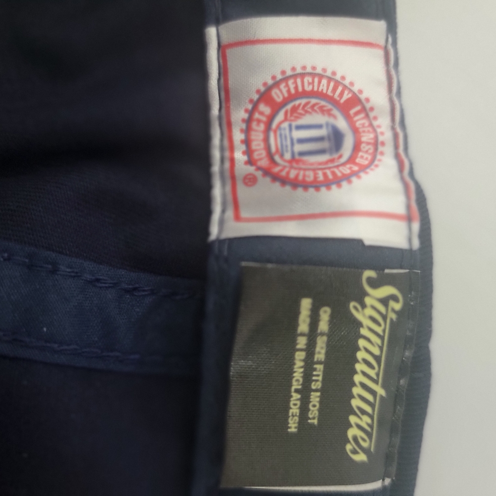 Navy Blue Cap with Gold Embroidery - Picture 6 of 6